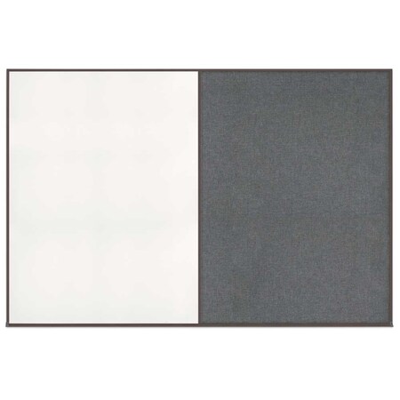 United Visual Products Enclosed Corkboard, 1 Door, 72"x36", 4" Fra UV3404-BLACK-KEYLIME
